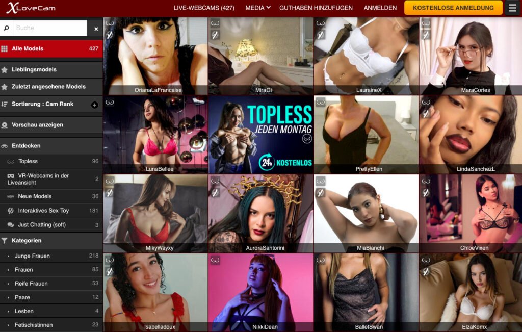 xLoveCams bieten nicht nur geilen Camsex, sondern auch verführerisches Sexting