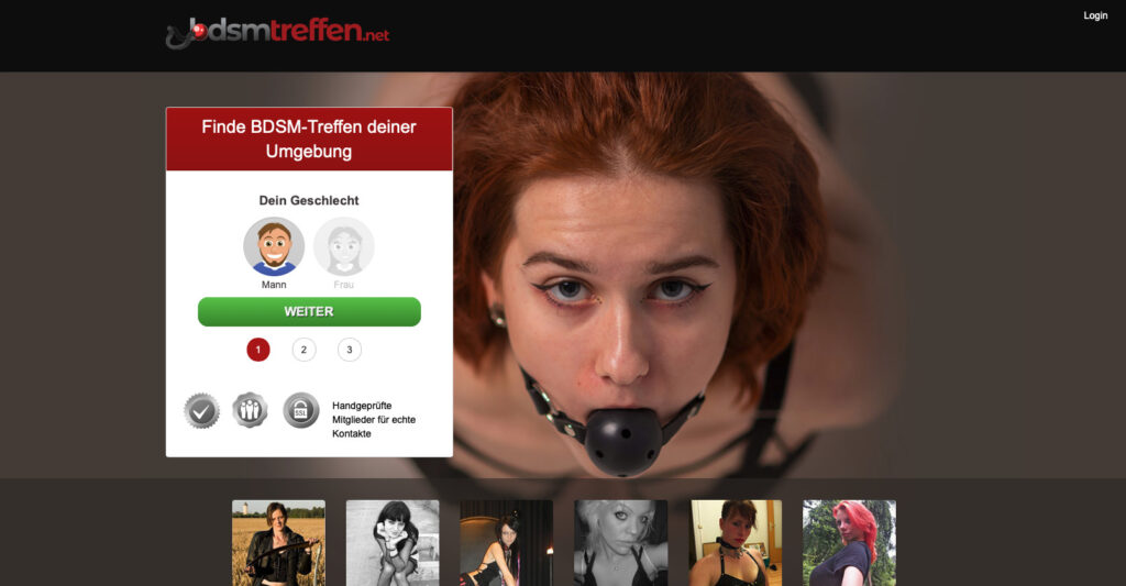 bdsm-treffen.net ist nicht nur für Dates geeignet, sondern auch für BDSM Chats